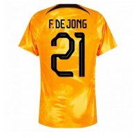 Dres Holandsko Frenkie de Jong #21 Domáci MS 2022 Krátky Rukáv